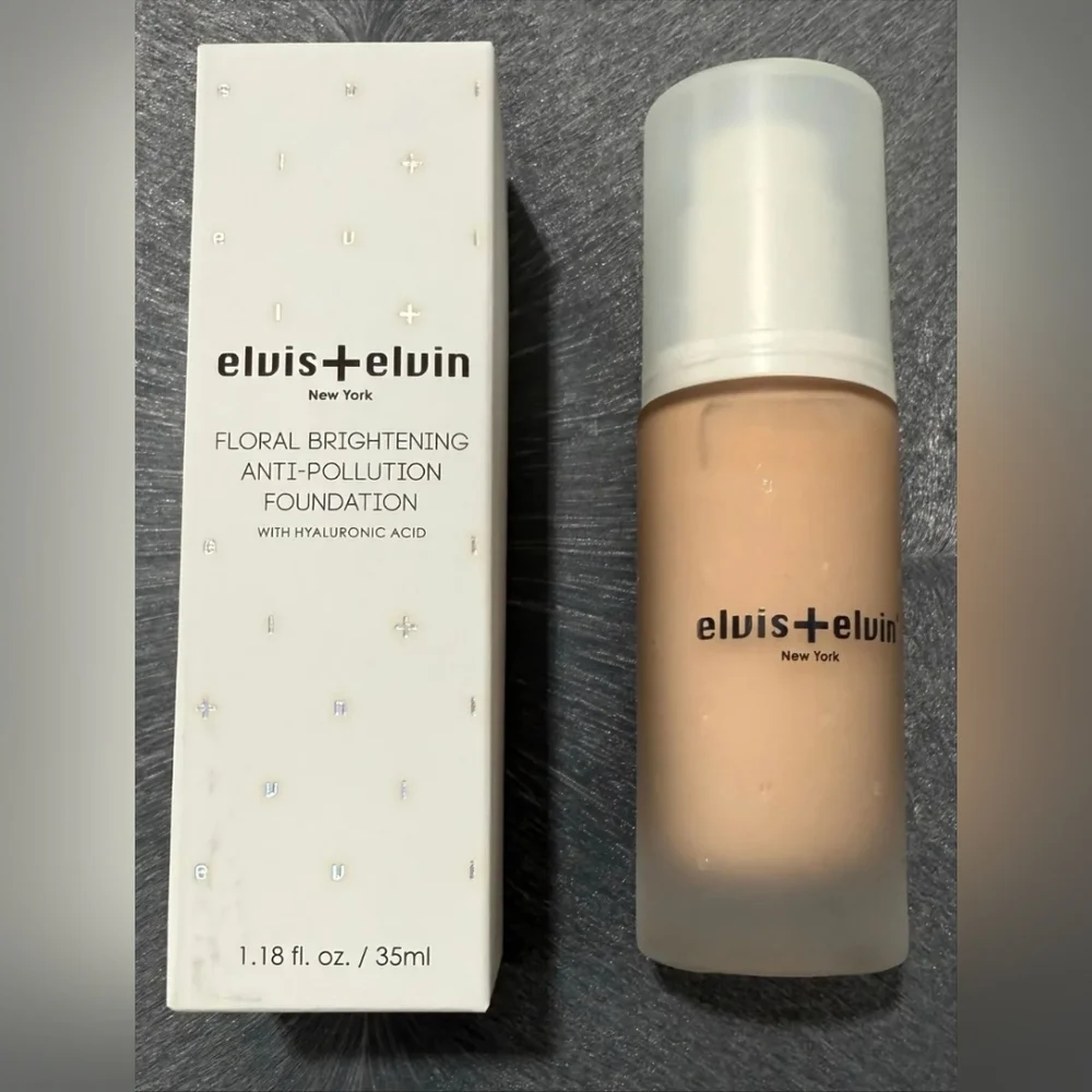 Elvis and Elvin Floral Brightening Anti-Pollution Foundation NIB